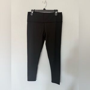 Triunion Black High-Waisted Capri Leggings Size X Large